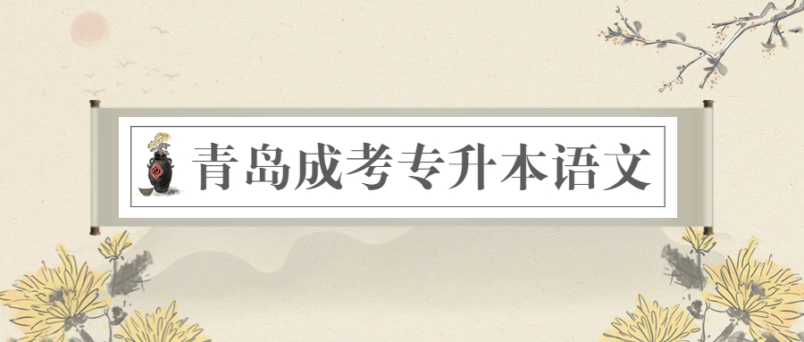 青島成考專升本語文