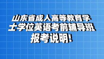 山東省成人高等教育學士學位英語